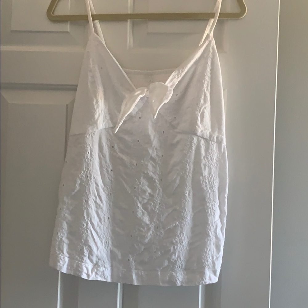 White tank top